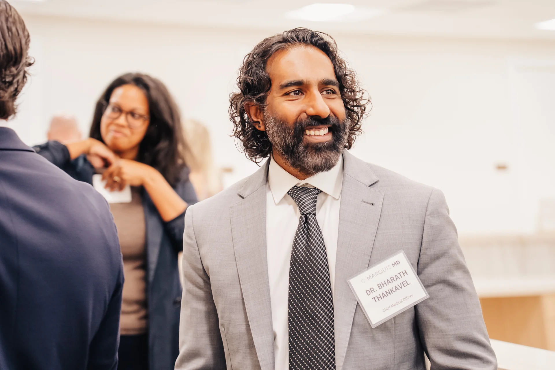 Chief Medical Officer Dr. Bharath Thankavel at a Marquis MD friends and family event